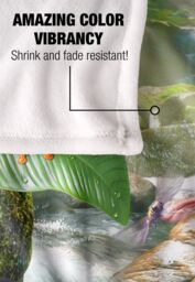 JQ Licensing Jlo Jungle Frogs Silky Touch Super Soft Throw Blanket 152 X 127 cm in White - thumbnail 4