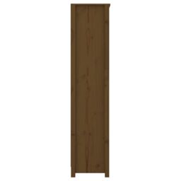 Berkfield Home Book Cabinet Honey Brown 80x35x154 cm Solid Wood Pine - Size: 80 x 35 x 154 cm - thumbnail 6