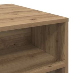 Berkfield Home Traditional Coffee Table Artisan oak 90 x 55 x 42.5 cm Engineered wood in Brown - thumbnail 8