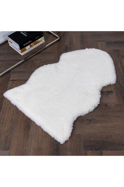Native Natural Ivory Short Pile Sheepskin Rug in Natural - Size: 60 cm x 90 cm - image 1