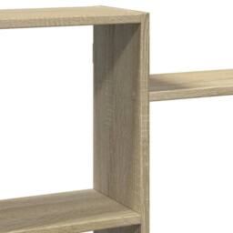Berkfield Home Wall Shelf Sonoma Oak 159x18x65 cm Engineered Wood in Light Tan - Size: 159 x 18 x 65 cm - thumbnail 7