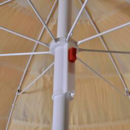 Berkfield Home Tilt Beach Umbrella Hawaii Style in Beige - thumbnail 6