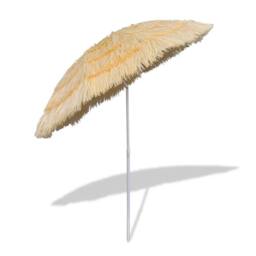 Berkfield Home Tilt Beach Umbrella Hawaii Style in Beige - thumbnail 4