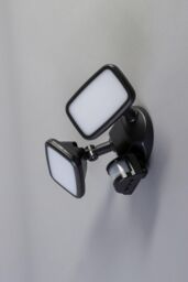 BHS Lighting Twin Wilson Outdoor Flood Light with Sensor in Grey - thumbnail 2