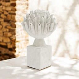 Minster Decorative Garden Flower Ornament - Resin - L17 x W17 x H27 cm in White - Size: 1 Pack - thumbnail 2