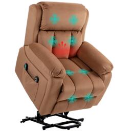 Riser and Recliner Chair with Vibration Massage and Heat