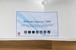 UK Bed Furniture Backcare 2000 Mattress in White - Size: Single - thumbnail 4