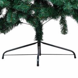 Berkfield Home Beautiful Artificial Half Pre-lit Christmas Tree with Ball Set Gr in Green - thumbnail 5