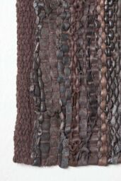 Homescapes Denver Leather Woven Hall Runner, 66 x 200 cm in Brown - Size: 66 cm x 200 cm - thumbnail 3