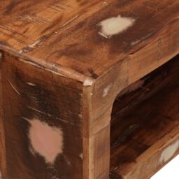 Berkfield Home Bedroom Dressing Tables with Shelf Wall-mounted with Storage with Mirror Solid reclaimed wood in Brown - thumbnail 7
