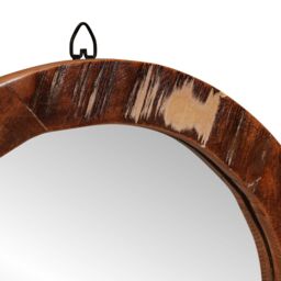 Berkfield Home Bedroom Dressing Tables with Shelf Wall-mounted with Storage with Mirror Solid reclaimed wood in Brown - thumbnail 9