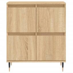 Berkfield Home Sideboards 3 pcs Sonoma Oak Engineered Wood in Light Tan - thumbnail 6