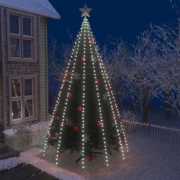 Berkfield Home Tree Lights with 500 LEDs Cold White 500 cm Indoor Outdoor