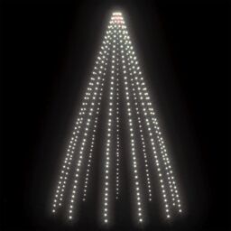 Berkfield Home Tree Lights with 500 LEDs Cold White 500 cm Indoor Outdoor - thumbnail 2