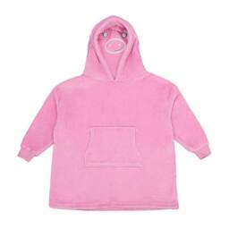 Brand Lab Cushioned Hoodie Blanket in Pink