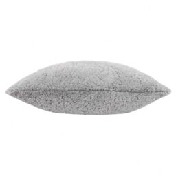 Furn Megeve Faux Fur Polyester Filled Cushion in Grey - Size: 55 cm x 55 cm - thumbnail 2