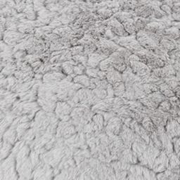 Furn Megeve Faux Fur Polyester Filled Cushion in Grey - Size: 55 cm x 55 cm - thumbnail 3