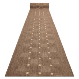 RugsX Sizal Floorlux Runner in Brown - Size: 70 cm x 160 cm - thumbnail 1