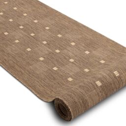 RugsX Sizal Floorlux Runner in Brown - Size: 70 cm x 160 cm - thumbnail 2