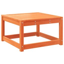 Berkfield Home Garden Footstool with Cushions Wax Brown Solid Wood Pine - thumbnail 4
