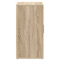 Berkfield Home Shoe Cabinet Sonoma Oak 60x35x70 cm Engineered Wood in Light Tan - Size: 60 x 35 x 70 cm - thumbnail 8
