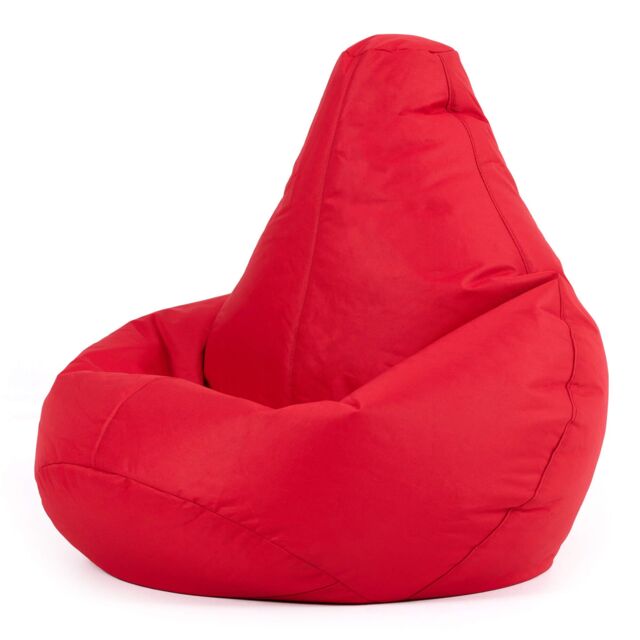 icon Kids High Back Bean Bag Red Indoor Outdoor Childrens Bean Bags - image 1