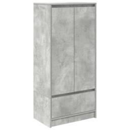 Berkfield Home Durable Cabinet with Drawer Concrete Grey 55.5x34x119.5 cm Engine - thumbnail 3