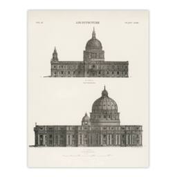 Artery8 Vintage Encyclopaedia Britannica Framed Wall Art St Paul St Peters in White - Size: A4 - thumbnail 3