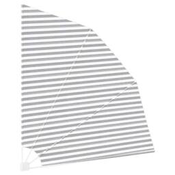 Berkfield Home Modern Balcony Privacy Screen Anthracite & white 210 x 210 cm Fabric in Grey - thumbnail 5