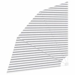 Berkfield Home Modern Balcony Privacy Screen Anthracite & white 210 x 210 cm Fabric in Grey - thumbnail 4