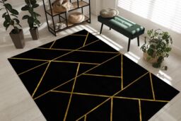 RugsX Emerald Rug in Black - Size: 200 cm x 290 cm - thumbnail 5