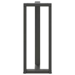 Berkfield Home Bar Table Legs T-Shaped¬†2 pcs Anthracite 40x35x(100-101) cm Steel in Dark Grey - thumbnail 6