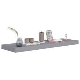 Berkfield Home Floating Wall Shelves 4 pcs Grey 80x23.5x3.8 cm MDF - thumbnail 7