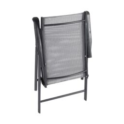 Living and Home 4-Seater Outdoor Garden Dining Table and Chairs Set in Black - thumbnail 9