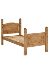 Seconique Corona 3' Single Bed High Foot End in Natural - thumbnail 2
