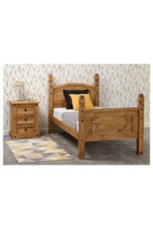 Seconique Corona 3' Single Bed High Foot End in Natural - thumbnail 1
