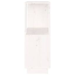 Berkfield Home Classic Book Cabinet/Room Divider White 51x25x70 cm Solid Wood Pine - Size: 51 x 25 x 70 cm - thumbnail 6
