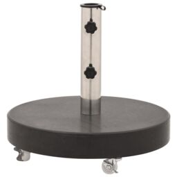 Berkfield Home Parasol Base Granite 30 kg Round Black - thumbnail 2