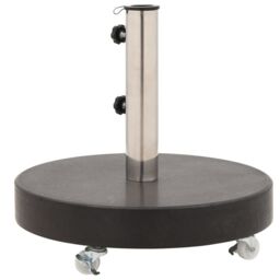 Berkfield Home Parasol Base Granite 30 kg Round Black - thumbnail 4