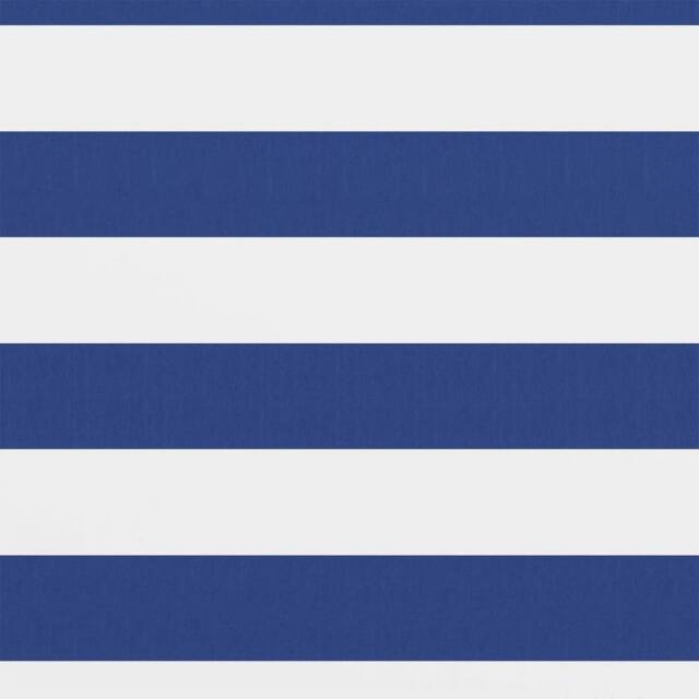 Berkfield Home Balcony Screen White & Blue 90x600 cm Oxford Fabric - image 1