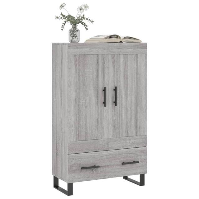 Berkfield Home Highboard Grey Sonoma 69.5x31x115 cm Engineered Wood - image 1