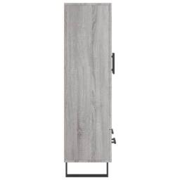 Berkfield Home Highboard Grey Sonoma 69.5x31x115 cm Engineered Wood - thumbnail 7