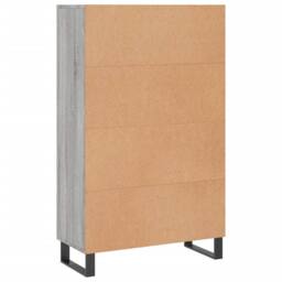 Berkfield Home Highboard Grey Sonoma 69.5x31x115 cm Engineered Wood - thumbnail 8