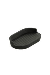 Cosmic Avenir 'Soap Dish' Rectangular Design Plastic Black - thumbnail 1