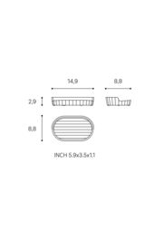 Cosmic Avenir 'Soap Dish' Rectangular Design Plastic Black - thumbnail 7