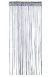 Neel Blue Glitter String Curtain Polyester Fringe Panel Spaghetti Tassel Curtain, 200cm x 90cm in Silver - Size: 200 cm x 90 cm - thumbnail 5