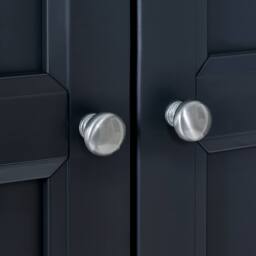 Cheshire Premium Solace 3 Door Combination Wardrobe in Anthracite in Dark Grey - thumbnail 8