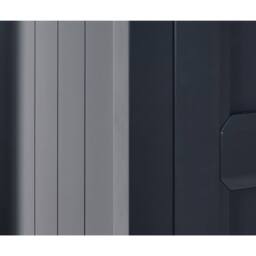 Cheshire Premium Solace 3 Door Combination Wardrobe in Anthracite in Dark Grey - thumbnail 6