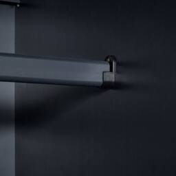 Cheshire Premium Solace 3 Door Combination Wardrobe in Anthracite in Dark Grey - thumbnail 7