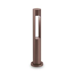 Netlighting Acqua Outdoor Bollard Lamp 1 Light Coffee IP44 G9 in Brown